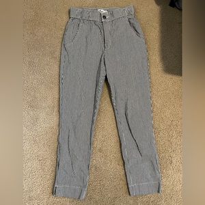 Hollister Pinstripe Linen Pants Size XS